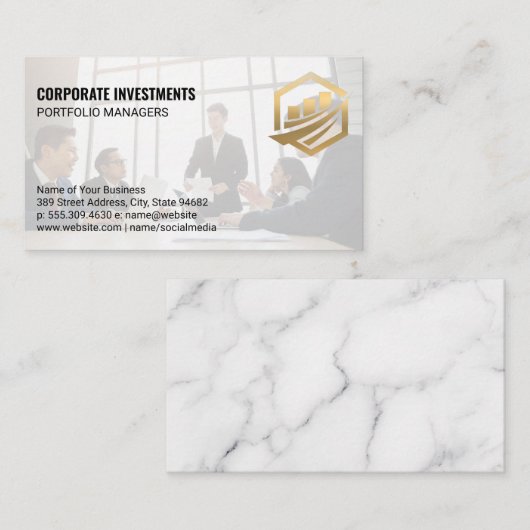 Collectieve Vergadering van het Team Visitekaartje (Voorkant / Achterkant)