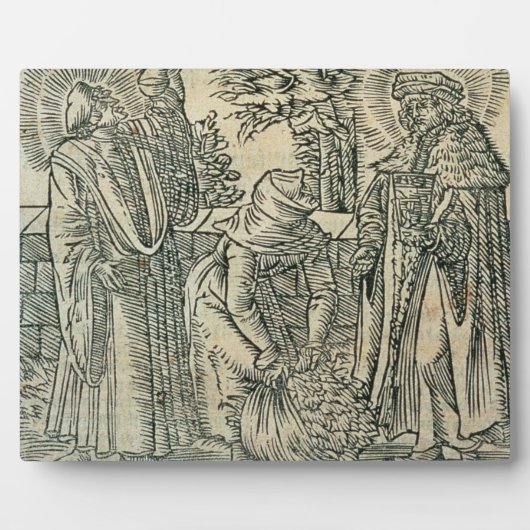 Collecting Herbs for Medicine, 1534 (houtsnippers) Fotoplaat (Voorkant)