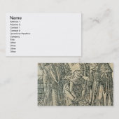 Collecting Herbs for Medicine, 1534 (houtsnippers) Visitekaartje (Voorkant / Achterkant)