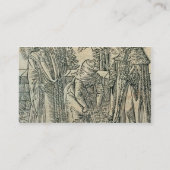 Collecting Herbs for Medicine, 1534 (houtsnippers) Visitekaartje (Achterkant)