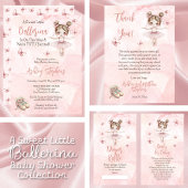 Kleine ballerina is op weg naar Tutu Baby shower Spandoek