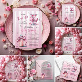 Een Sweet Tini One Baby shower Luier Raffle Informatiekaartje