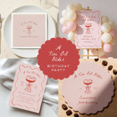 Tini Bit Older Espresso Martini Birthday Pink Spandoek