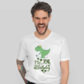 Golf Let’s Par t-shirt 1e Verjaardag Dinosaur golf Kaart