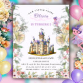 Paarse kasteel Sprookjesthema Bedankdoosjes