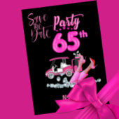 Golf Dank u kaart met roze bloem