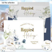 Aangepast gelukkigste Feestdagen, winterfeestdag Bedankjes Labels