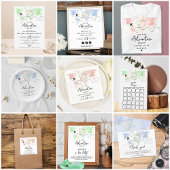 "Laat het avontuur beginnen!" Travel Map Baby show Kartonnen Onderzetters