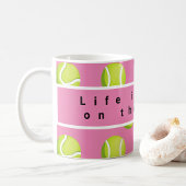 Tennisliefde met tennisbal en racket bruiloft vierkante sticker