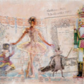 "De Notenkraker" Vintage Cadeaulabel