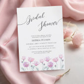 Enclosure Card Bridal Shower Recipe. Informatiekaartje