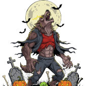 🐺 Weerwolf Halloween Leggings 🎃💀