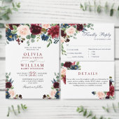 Burgundy Vrijgezellenfeest Date Night Idea Kaart (Personaliseer de collectie van deze zelfstandige maker.)