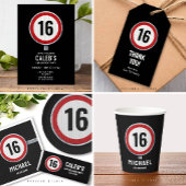 16th Birthday Speed Limit Sign - ANY AGE Kaart