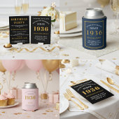 Gepersonaliseerde 90e verjaardag Naam toevoegen Ja Blikjeskoeler