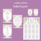 Indian Elegance bruiloft Kaart