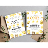 Bijen 1e verjaardag uitnodiging