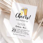 Brewing Birthday Baby shower Adres Ronde Sticker