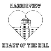 Heart of the Hill Sticker (design B)