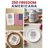 Amerika's 250ste Verjaardagsfeest Kaart