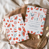 2e verjaardag rode zomer kinderfeest mini tote bag