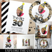 Moderne 30e verjaardag Foto gepersonaliseerd Medium Cadeauzakje