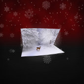 3D Illusion "Snowy Dreams" Briefkaart