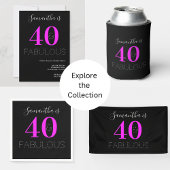 40th Birthday Specialized 40 en fabulous Modern Spandoek