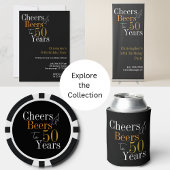 50e verjaardag Proost en Beers Party Kaart