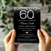 Elegant Diamonds 60ste verjaardag Bedankkaart