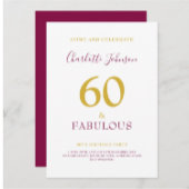 60 en Fabulous Elegant 60th Birthday Personalized Koffiemok