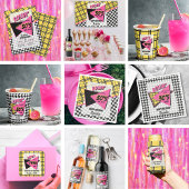 Rollin met mijn homies gele plaid 90s verjaardag spandoek