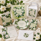 Witte Gardenabloemen Kaart