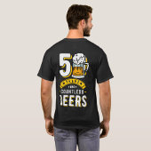 50e verjaardag 50 jaar en talloze bier uitnodiging briefkaart