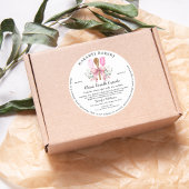 Roze Bloemen Utensils bakkerij koken Grote Maat T-shirt