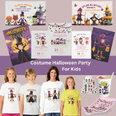 Cute Kinder Halloween Costume Party Cadeaupapier