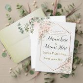 Elegante Eucalyptus Waterverf bruiloft RSVP Kaart (Personaliseer deze collectie van deze onafhankelijke maker. Test)