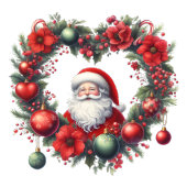 Waterverf Kerstmis Sinterklaas - Feestdagenkaart