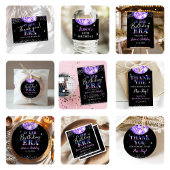 In haar verjaardag tijdperk verjaardagsfeestfoto kaart