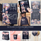 Mooie 40e verjaardag gepersonaliseerd bedankdoosjes