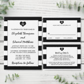 Moderne Chique Zwart-Wit Bruiloft Welkom Poster (Personaliseer de collectie van deze zelfstandige maker.)