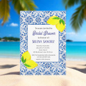 Portuguese Tiles Lemon Mediterranean Bridal shower