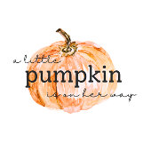 Pompoen Baby Shower Vierkante Sticker