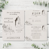Romantisch Minimalistisch Trouwadreslabel Etiket (Personaliseer de collectie van deze zelfstandige maker.)