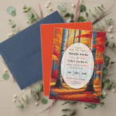 Rustic Birch Tree Fall Wedding Save The Date (Personaliseer deze collectie van deze onafhankelijke maker. Test)