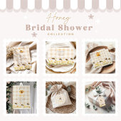 Rustiek vond ze haar honingbruid bedankkaart