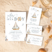 Modern Nautical Sailboat Tafelnummer