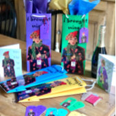 Sassy African American lady wine genaamd Birthday Kaart