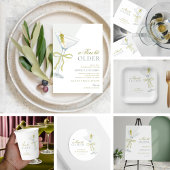 Een klein beetje ouder Martini cocktail verjaardag Papieren Bordje