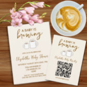 Een Baby is Baby shower Latte Mok